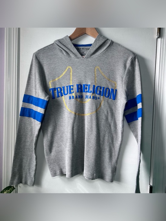 True Religion Other - True Religon Waffle Knit Hooded thermal longsleeve Shirt Boys L